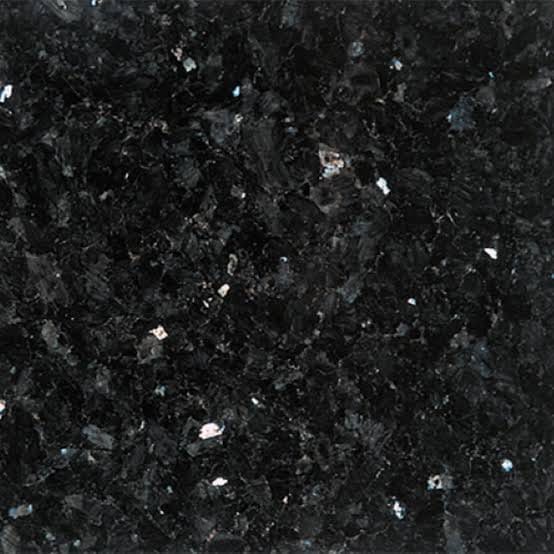 Close-up of black granite with small sparkling flecks